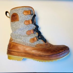 Sorel Concepts Ltd Ed. Leather & Felt Boots
